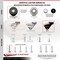 Service Caster 3 Inch Black Hooded Neoprene Rubber 1/2 Inch Threaded Stem Caster SCC-TS03S310-NPRB-BK-121315 - alternate 5